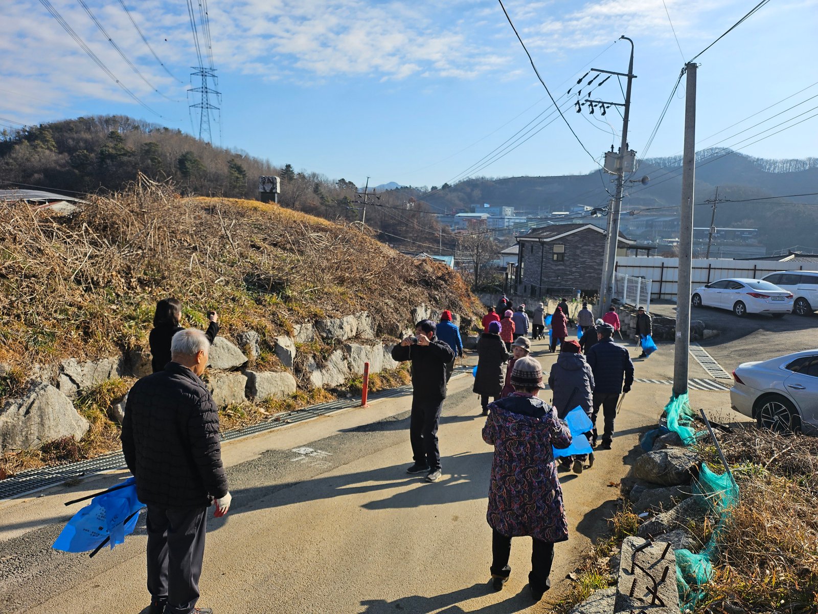 12월9일 상오향천 하천정화활동